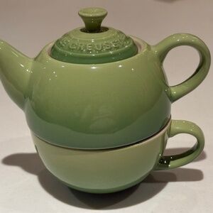 Le Creuset Tea-for-One in Palm Green